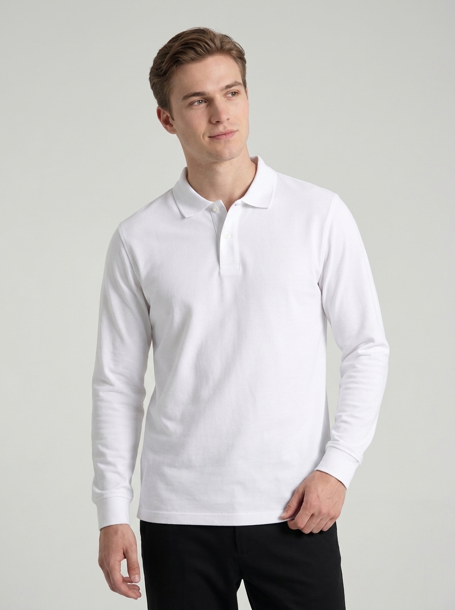 POLO UOMO MANICA LUNGA