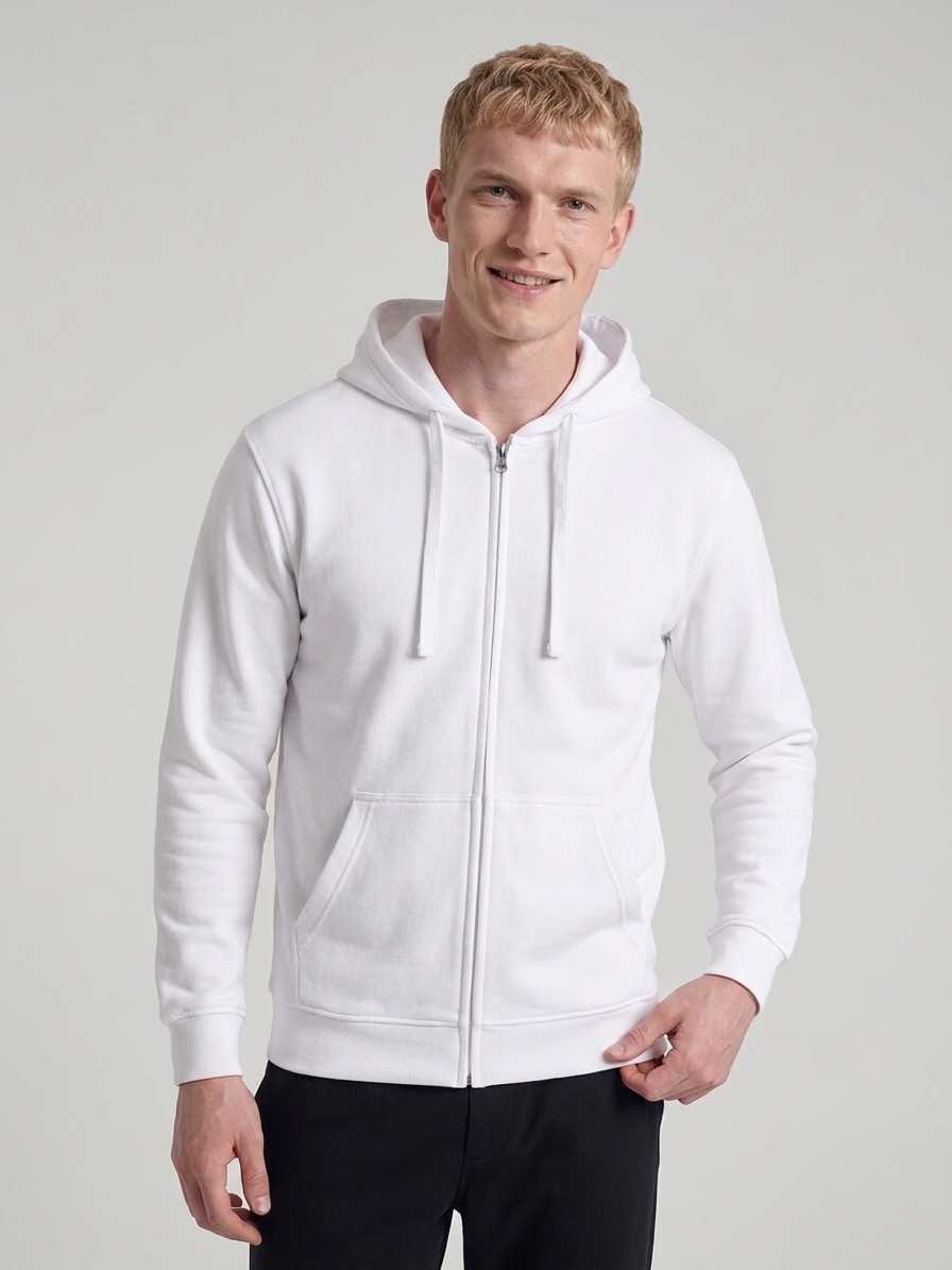 FELPA CON ZIP FRANCH TERRY